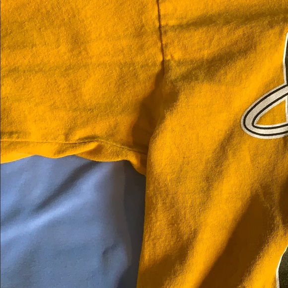 Yellow long sleeved Selena crop top - Picture 3 of 5